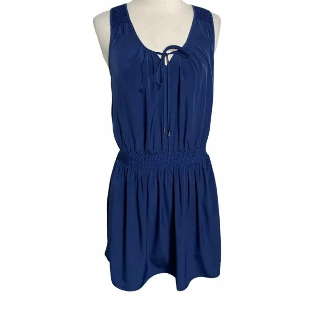 Gap‎ SP blue sleeveless scoop neck mini dress